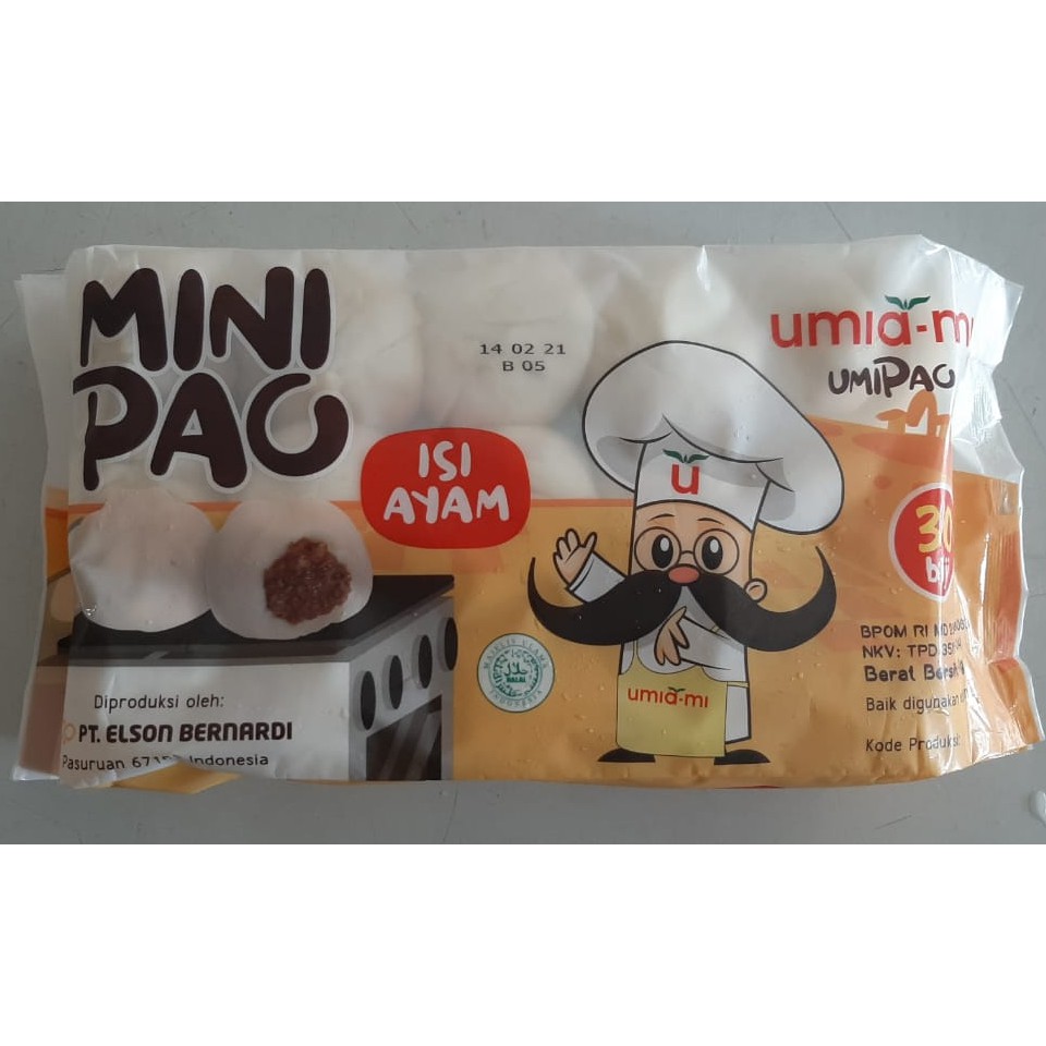 UmiaMi Minipao Rasa Ayam isi 30pcs 480 gr