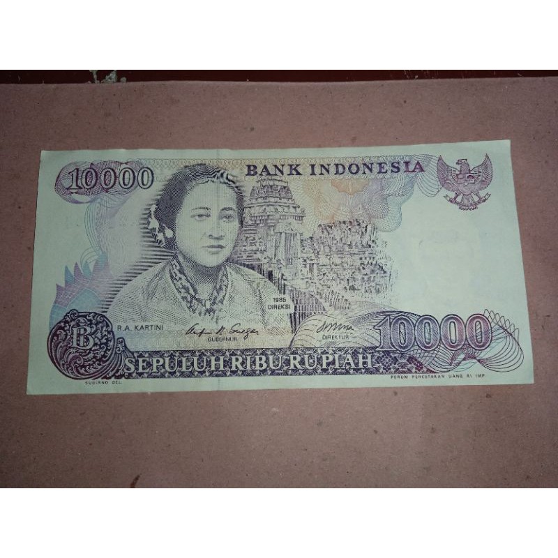 uang 10.000 kartini 1985