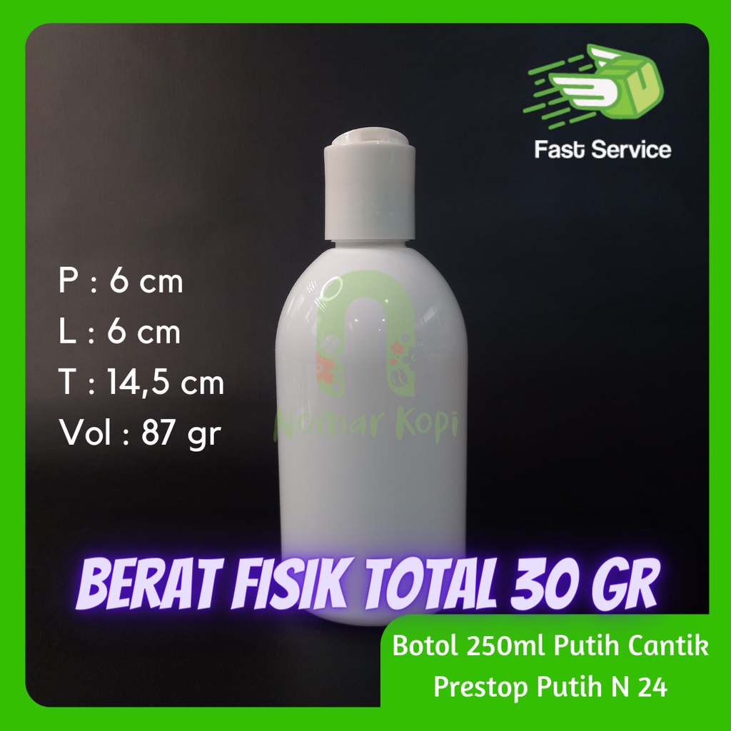 BOTOL 250ml BR AMBER PRESSTOP PET TEBAL PET TEBAL HANDSANITIZER PARFUME KOSMETIK