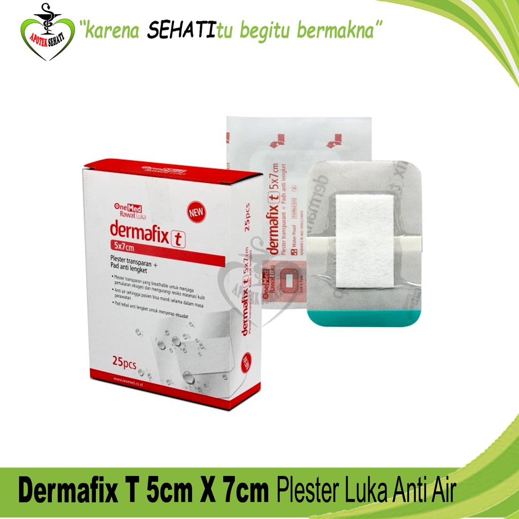 Dermafix T Anti Air Plester Perban Verban Luka Transparant