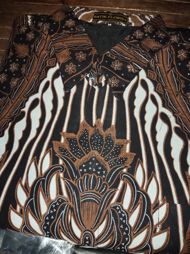 Mahendra Kemeja Batik Pria Full Furing Bahan Katun Sragenan