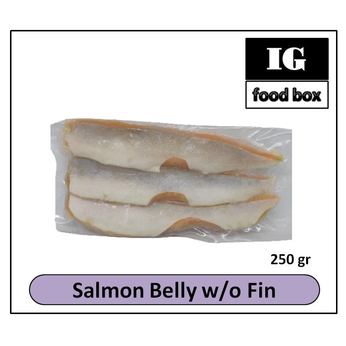 

Salmon Belly Tanpa Sirip - Perut Salmon 250 gr