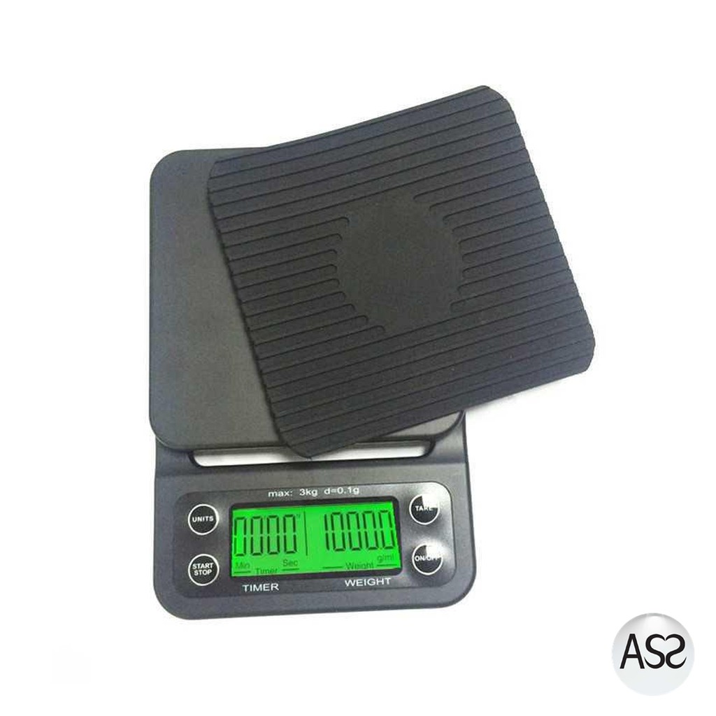 ASS Shop - Taffware Digipounds Timbangan Dapur 3kg 0.1g dengan Timer - NS-CF1