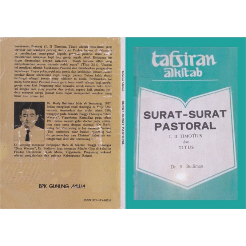 Jual Tafsiran Al Kitab Surat Surat Pastoral Dr Budiman Shopee