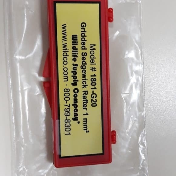 Sedgewick Rafter Gridded Counting Cell WildCo 1801 G20