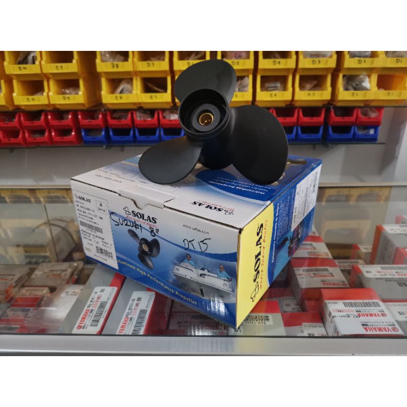 Propeller Solas untuk Suzuki DT15 15hp ukuran 8"