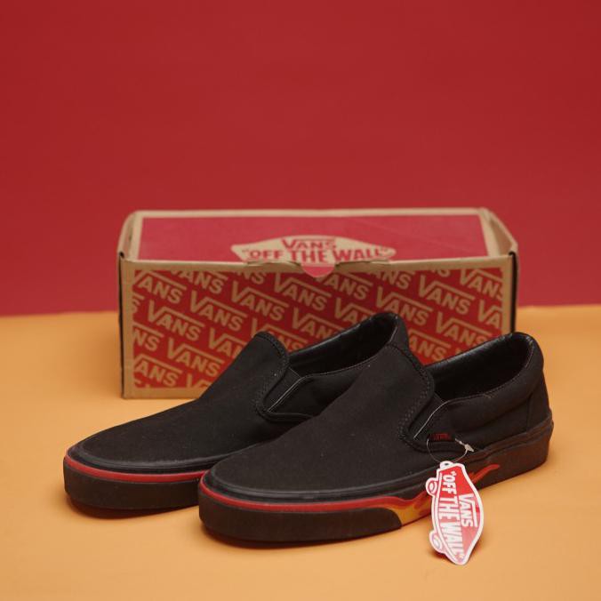 Vans Flame Wall Slip On Size 42 Iramastore22