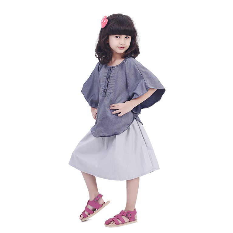 pakaian anak perempuan,baju anak cewek,setelan baju anak,dress anak T 3241