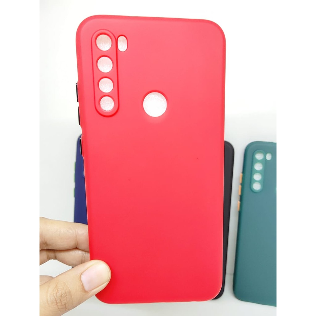 SMPC TPU Candy Redmi Note 8 6.3 inchi SoftCase Macaron Protection Camera Tombol Warna