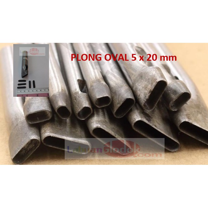 

Plong Oval 5mm x 20mm - Punch Hole Leather Oval-Plong/Pembolong Oval 5mm x 20mm