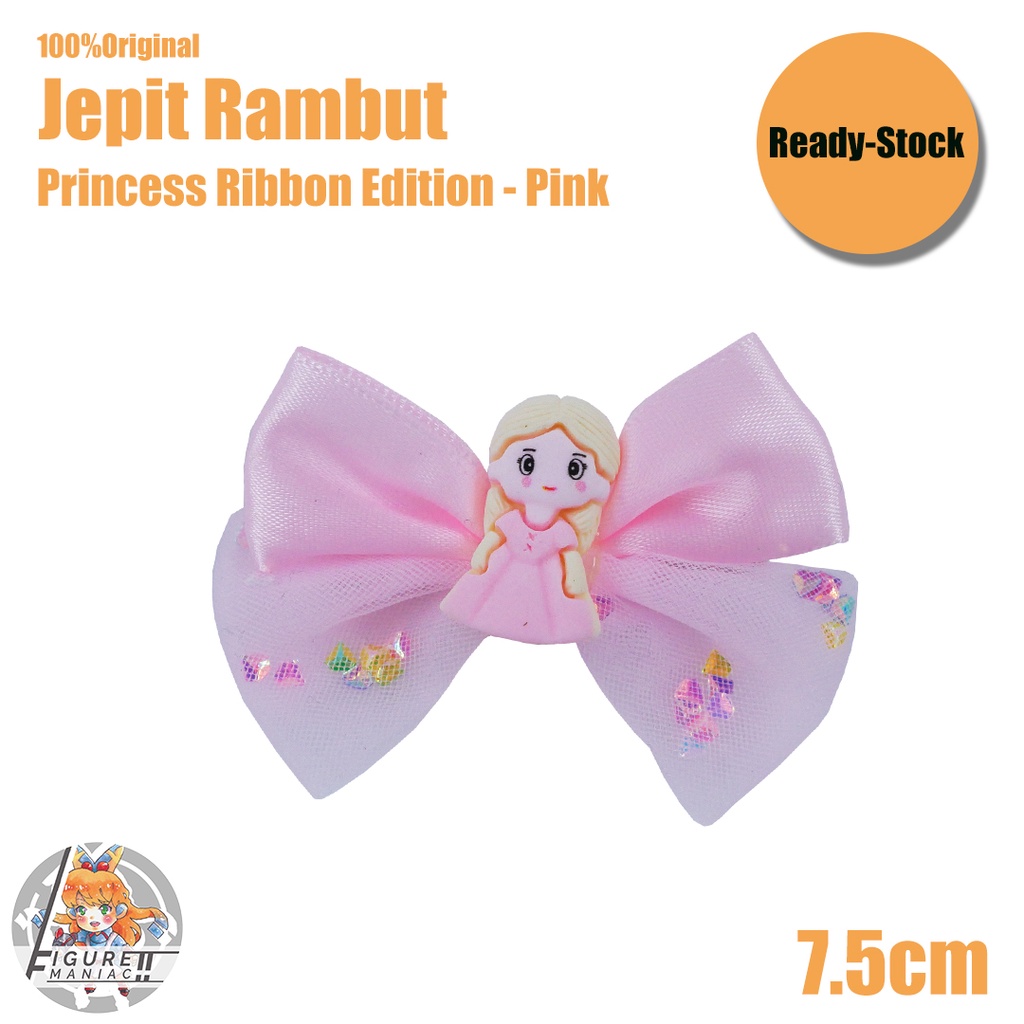 Figure Maniac - Jepit Rambut Anak Princess Ribbon Edition Jepit Rambut Pita