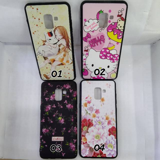 Softcase gambar samsung A8 plus