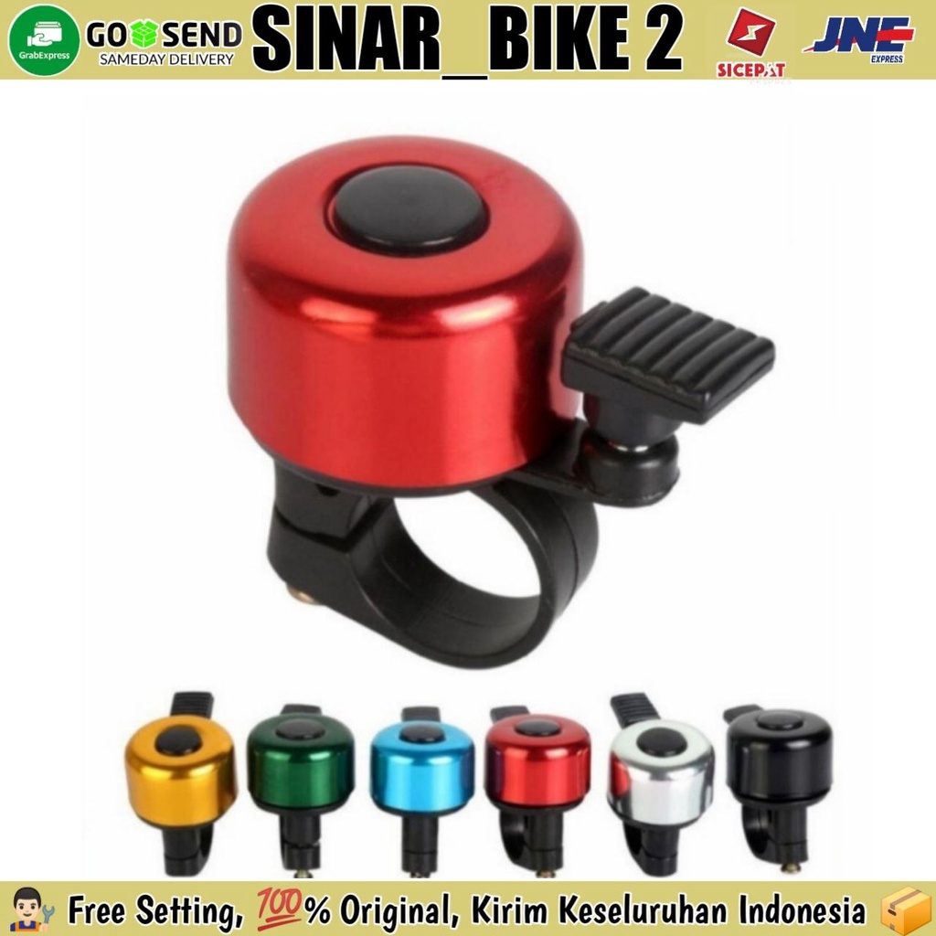 Bell Sepeda Stainless Steel - Bike Bicycle Ring Bell