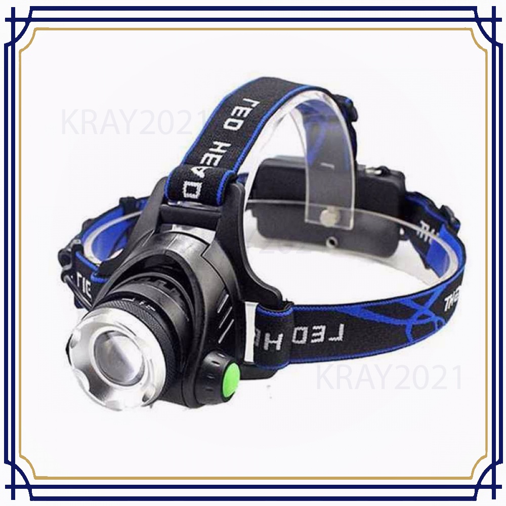 TaffLED High Power Headlamp LED Cree XML T6 + Charger - 568D