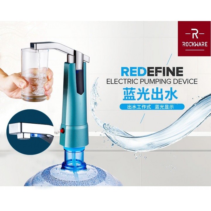 ROCKWARE RW-S30B - Rechargeble Electric Water Dispenser Pump