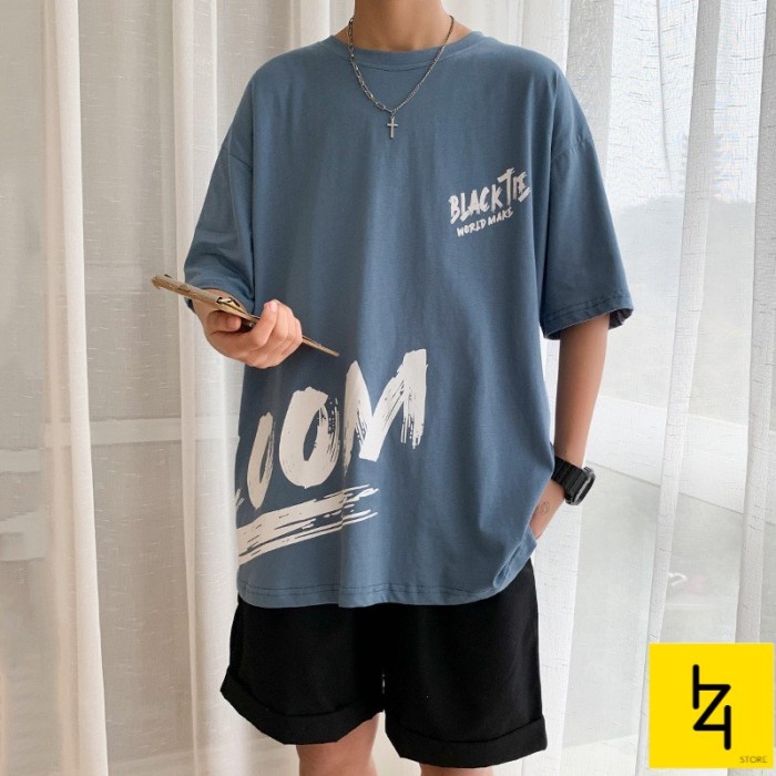 Marimampir Kaos Oversize Pria-Baju Oversize-Kaos Polos-Baju Lengan Pendek Pria 4 - 2051 Putih, 3XL