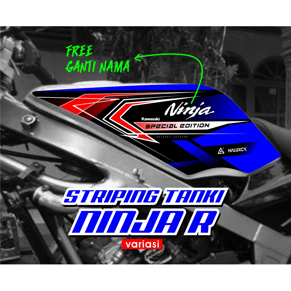 stiker striping ninja r variasi / striping stiker ninja r custom / striping   ninja r custom