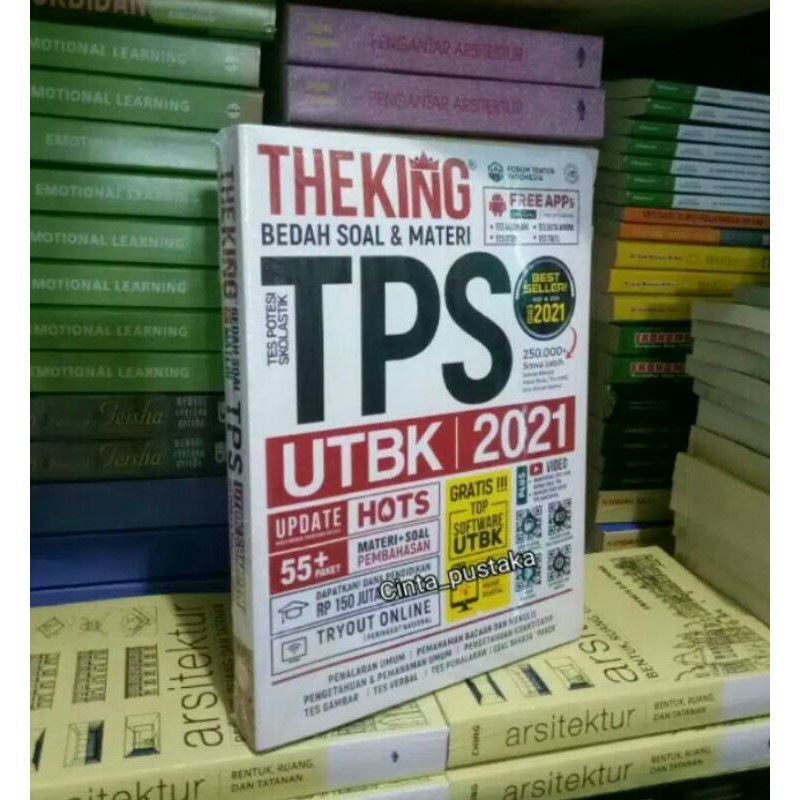 BUKU SBMPTN TERBARU & RECOMENDED 2021 : TPS UTBK SBMPTN 2021