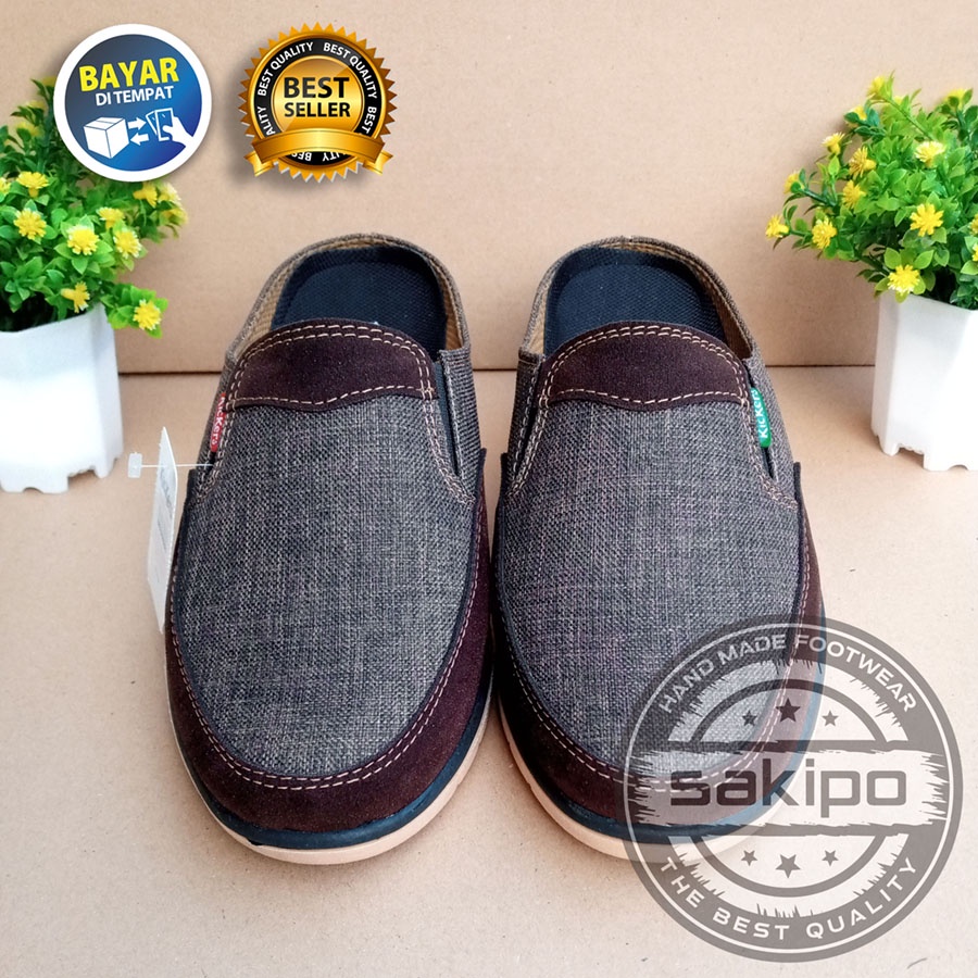 PROMO 9.9 !! SLOP KASUAL PRIA DEWASA SLIP ON 101 MURAH BERKUWALITAS SOL KARET TRENDI NYAMAN DIPAKAI / SEPATU SANTAI PRIA DEWASA / SEPATU KERJA LAPANGAN / SEPATU KERJA KANTORAN / SAKIPO