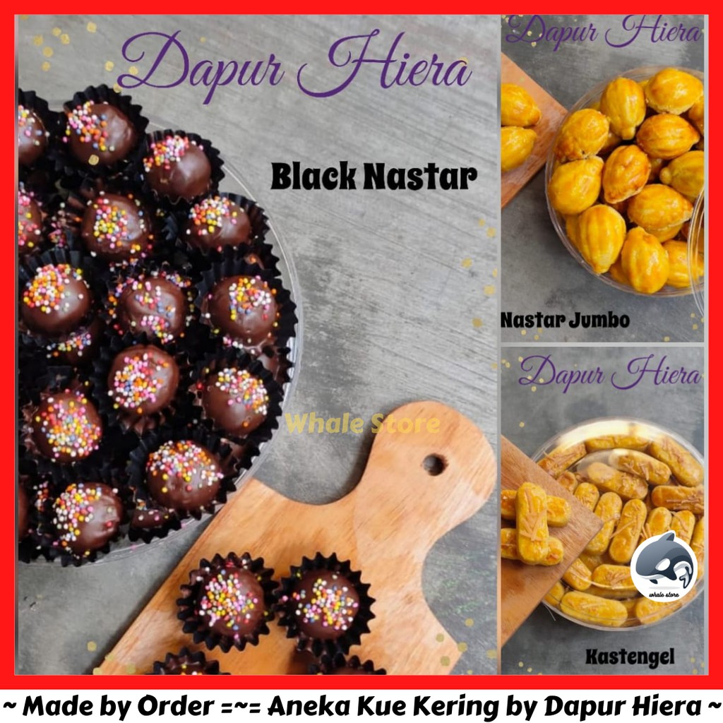 

HOMEMADE KUE LEBARAN Aneka Kue Kering Nastar, Kastangel, Putri Salju & Kue Kacang 500gr Surabaya