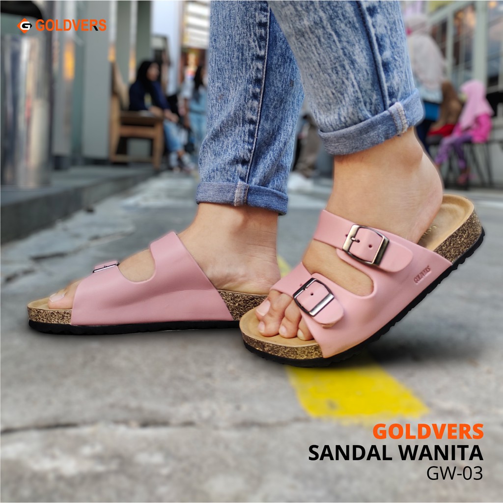 DISTRIBUTOR Tas Sandal Wanita Sandal Slip Casual Sandal Flat Slop Wanita Sandal Flip Flop