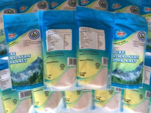 

Ay00! STOK TERBATAS !!! PURE HIMALAYAN SALT 500gr Garam Himalaya