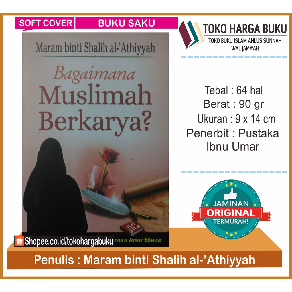 Bagaimana Muslimah Berkarya ORIGINAL Buku Saku - Pustaka Ibnu Umar