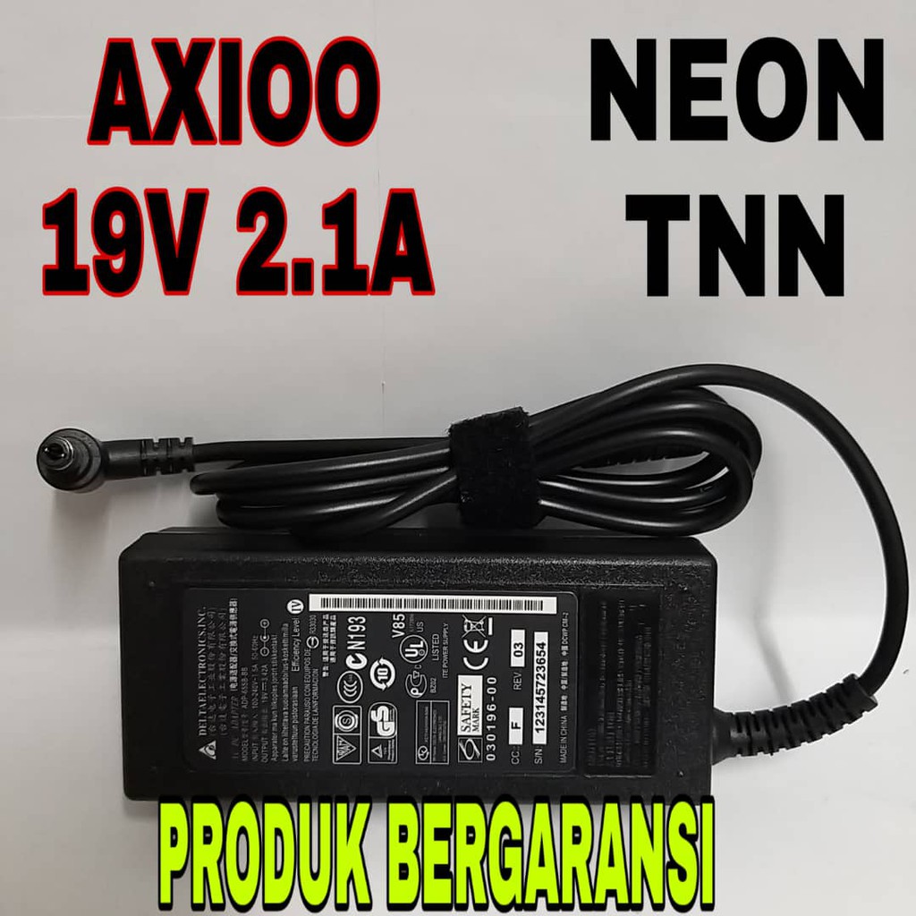 Adaptor Charger Axioo NEON TNN TNH BNE 19v 2.1a free kabel power