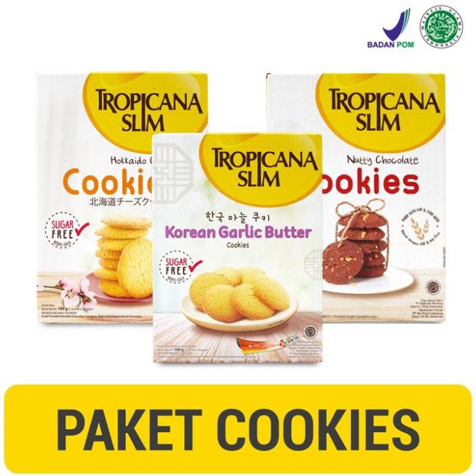 

Tropicana Slim Cookies Package (3 Box @5 Sachet)