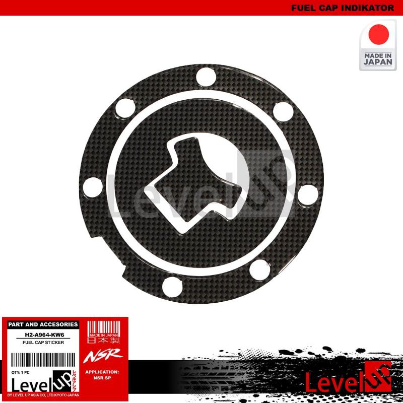 Level Up Cover Fuel Cap Sticker NSR150 SP - Sticker Tutup Tangki NSR150 SP - Sticker Tangki NSR SP