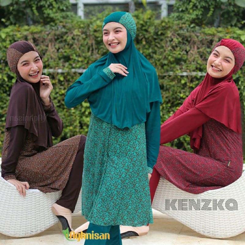 Baju Renang Muslim Wanita Muslimah Dewasa Aghnisan Standar RGD ST