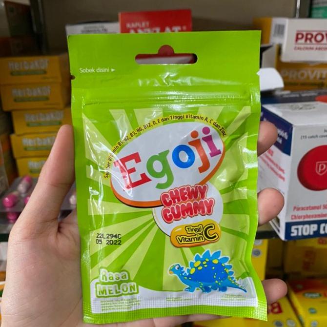 

Big Sale egoji chewy gummy rasa melon Big Sale