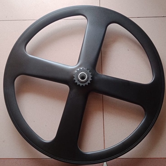 DENNOS 4 spoke 700c - Wheelset Sepeda Fixie BELAKANG