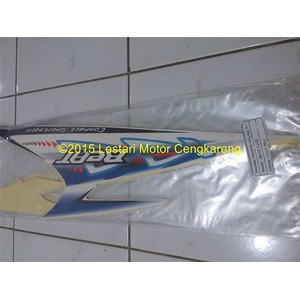 Stiker Motor / Stripping body Beat 2012 Putih Biru