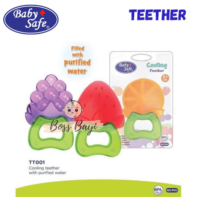 BABY SAFE - Cooling Teether / Mainan Gigitan Bayi TT001 TT002 TT003 TT004 T005 TT011