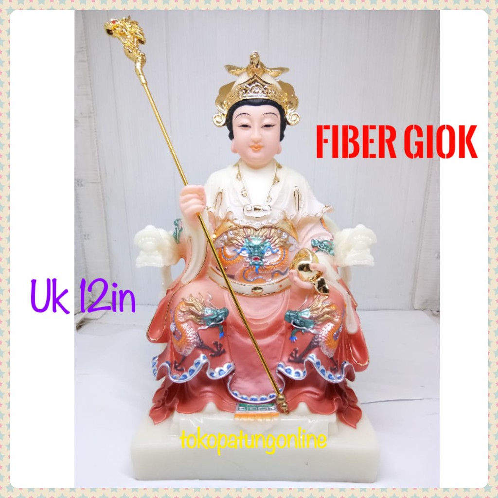 Patung Xi Wang Mu Fiber Giok 01