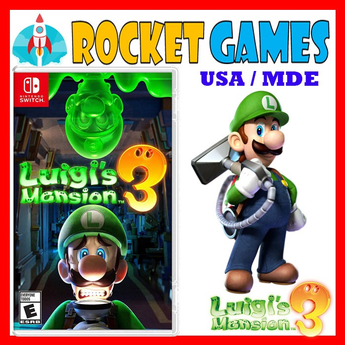 Nintendo Switch LUIGI'S MANSION 3 / LUIGI MANSION 3 / LUIGIS MANSION