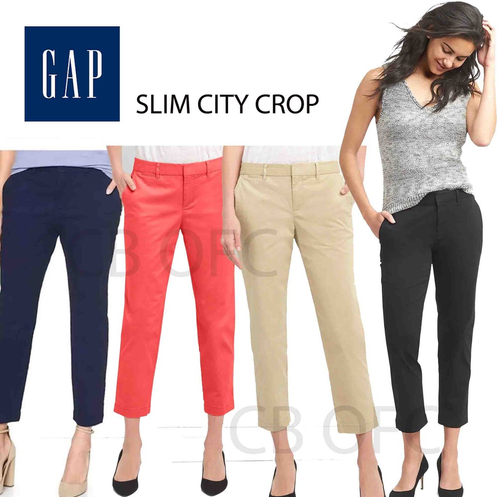 gap slim city pants