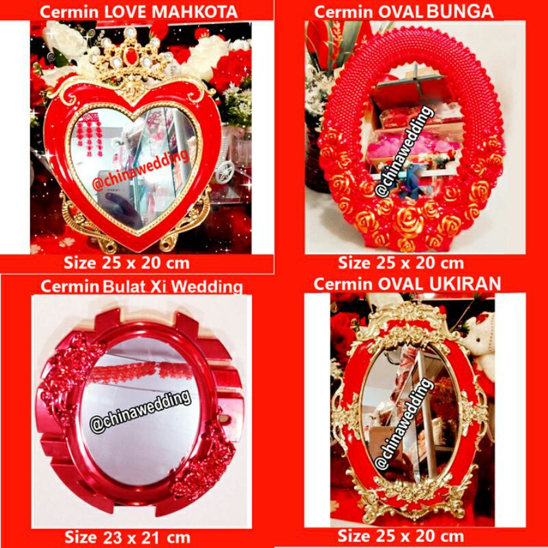 cermin wedding adat cina sangjit pernikahan