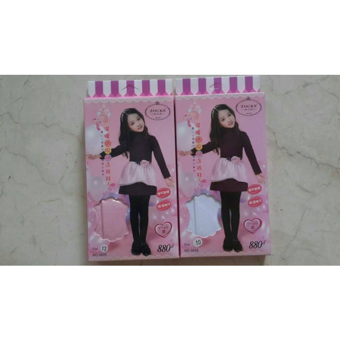 F4R41T Stocking Anak Tebal 880D - Hitam 3 - 6 E504Tf