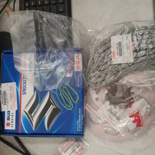 RANTAI GIR GER SET SUZUKI GSX R GSX S 150 BANDIT 150 ORI SGP