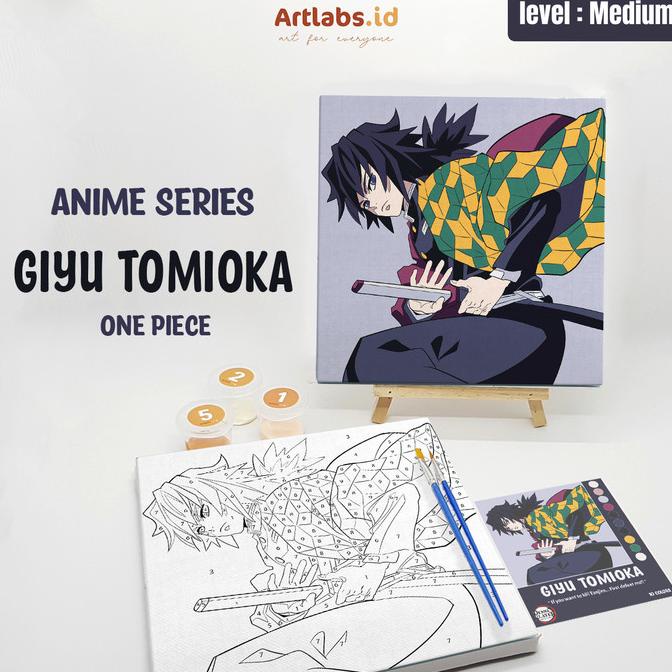GIYU TOMIOKA - Paint By Number 10 Color [Anime Series]