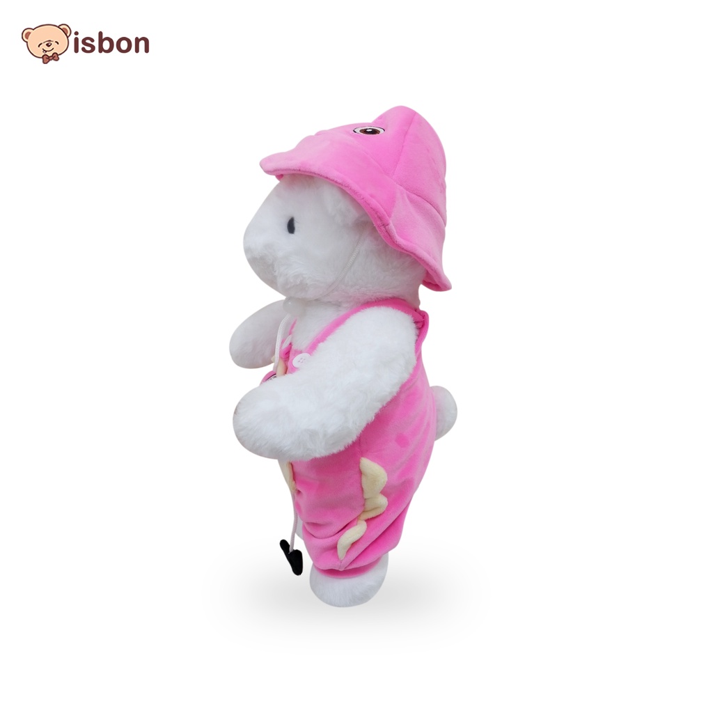 Boneka Beruang Bear Mungil Li Dino With Hoodie Bahan Premium Cocok Untuk Mainan Anak By Istan Boneka