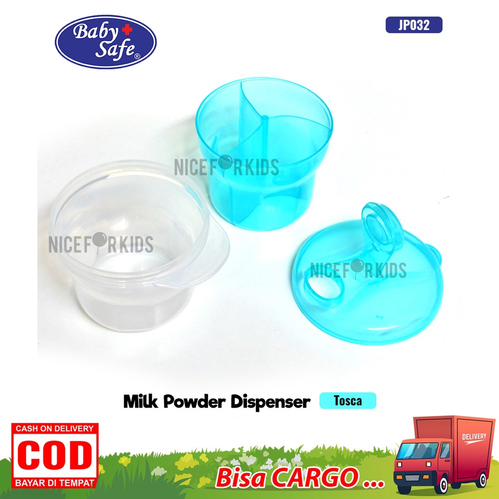 Baby Safe Milk Powder Dispenser with Inner Cup JP032 / Tempat Susu Bubuk Bayi