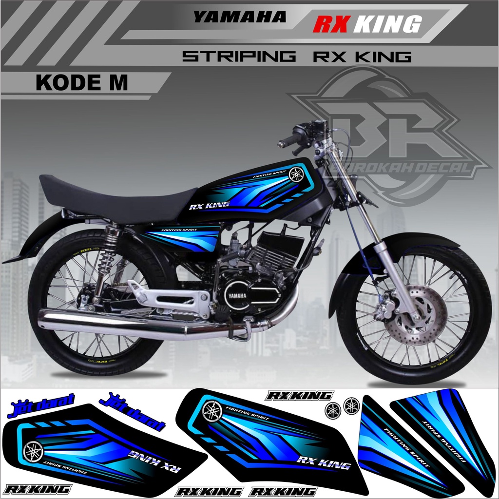 Sticker Rx King Variasi Stiker Lis Striping Rx King Kode M