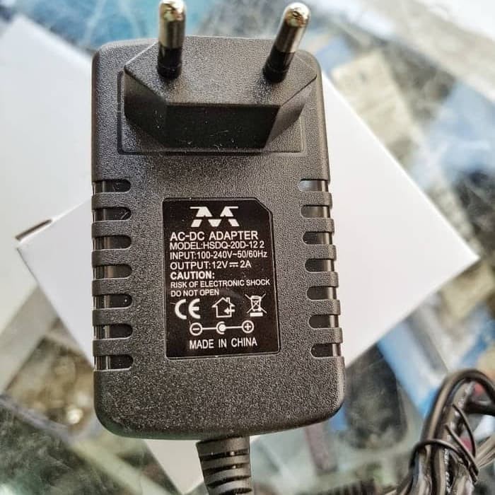 New adaptor 12v 2a