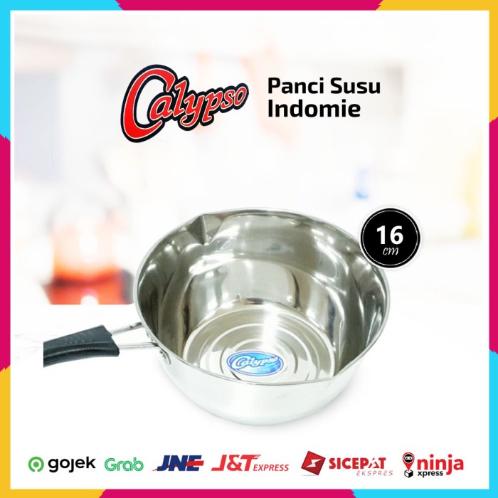 

Calypso Panci Susu Indomie Stainless Steel 16 cm Milk Pan Sauce Pan