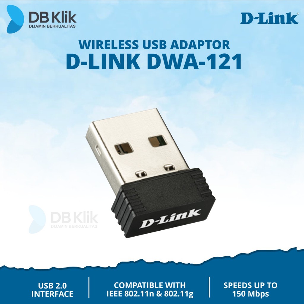 USB Adapter D-Link DWA-121 150Mbps- USB Wireless Adapter DLink DWA 121