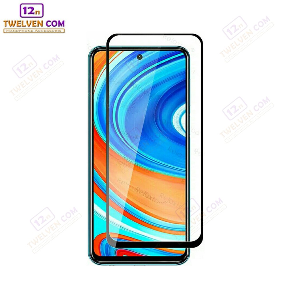 zenBlade 5D Full Cover Tempered Glass Xiaomi Redmi Note 9 Pro - Hitam