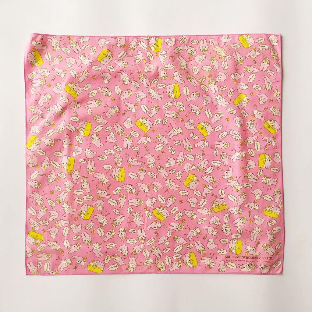 sapu tangan sanrio my melody, scarf anabul anjing / kucing